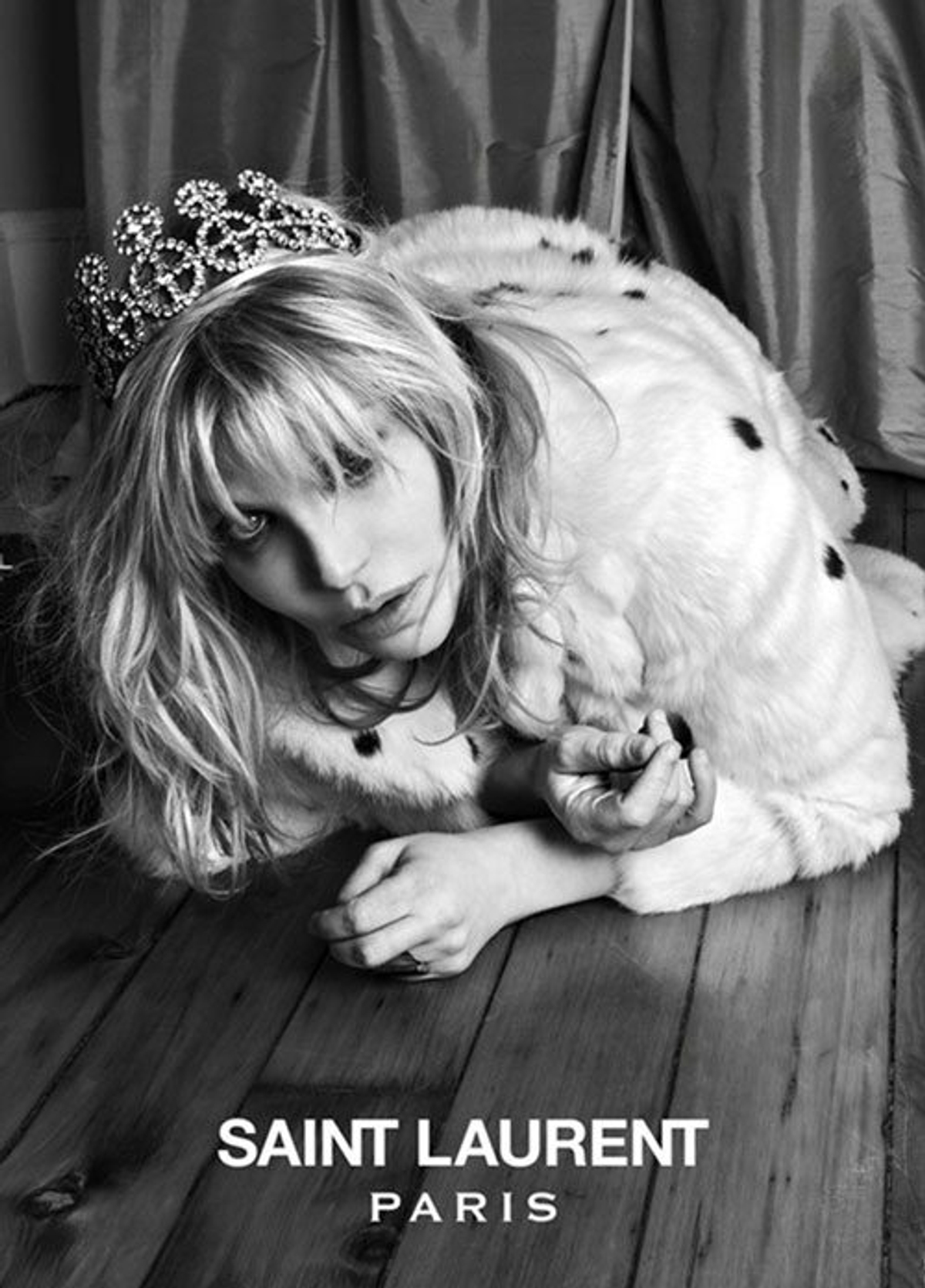 Courtney Love Saint Laurent Paris