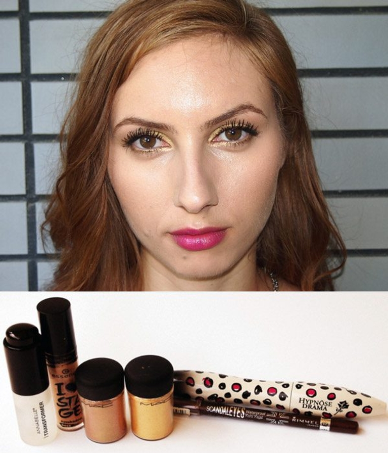 makeup match eye colour Ellie
