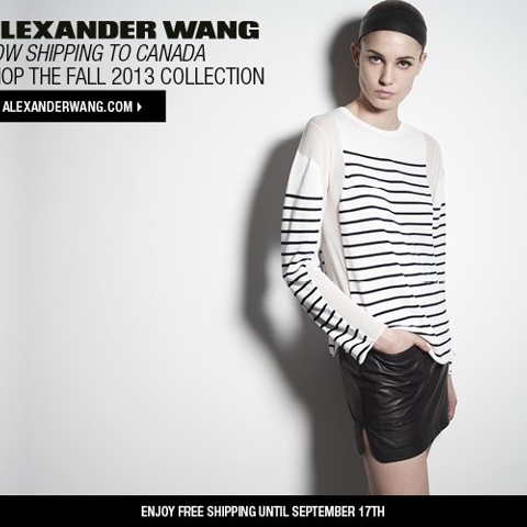Attention It girls: Alexander Wang now ships to Canada!