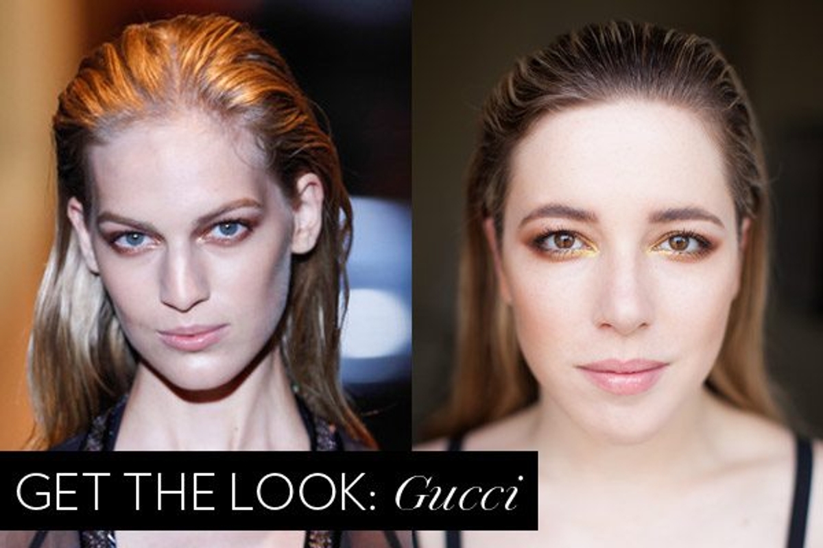 Gucci Spring 2014 makeup