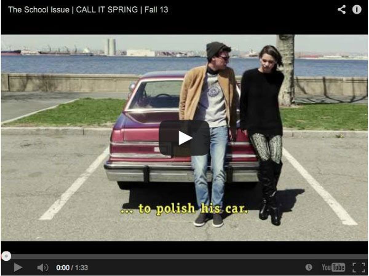 Call It Spring Fall 2013