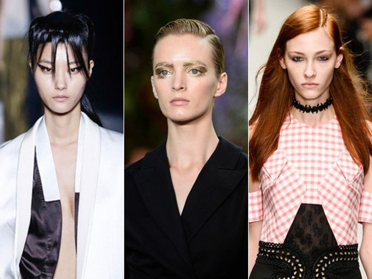 paris fashion week spring 2014 beauty trends