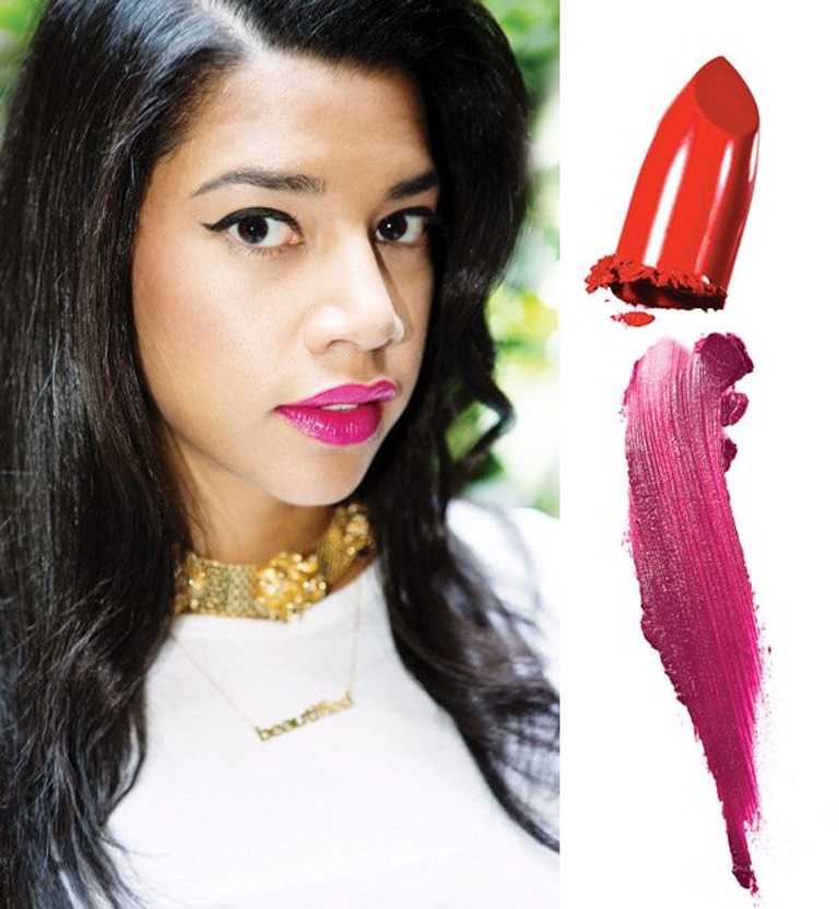 Hannah Bronfman lipstick