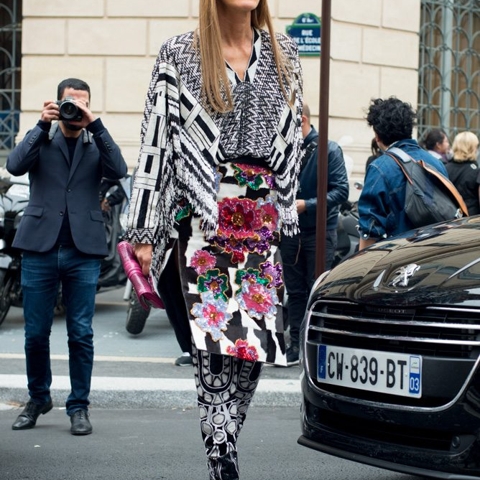 Street Style, Paris: Leigh Lezark, Anna Dello Russo, Miroslava Duma and more outside fashion week