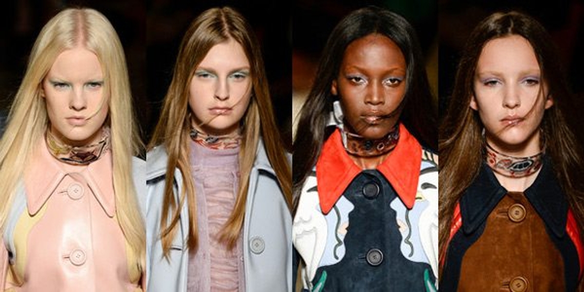 Miu Miu Spring 2014 backstage beauty