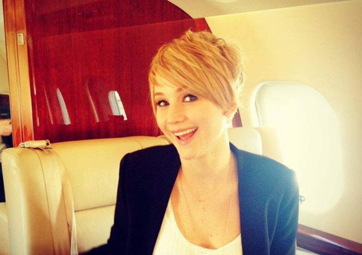 Jennifer Lawrence pixie cut