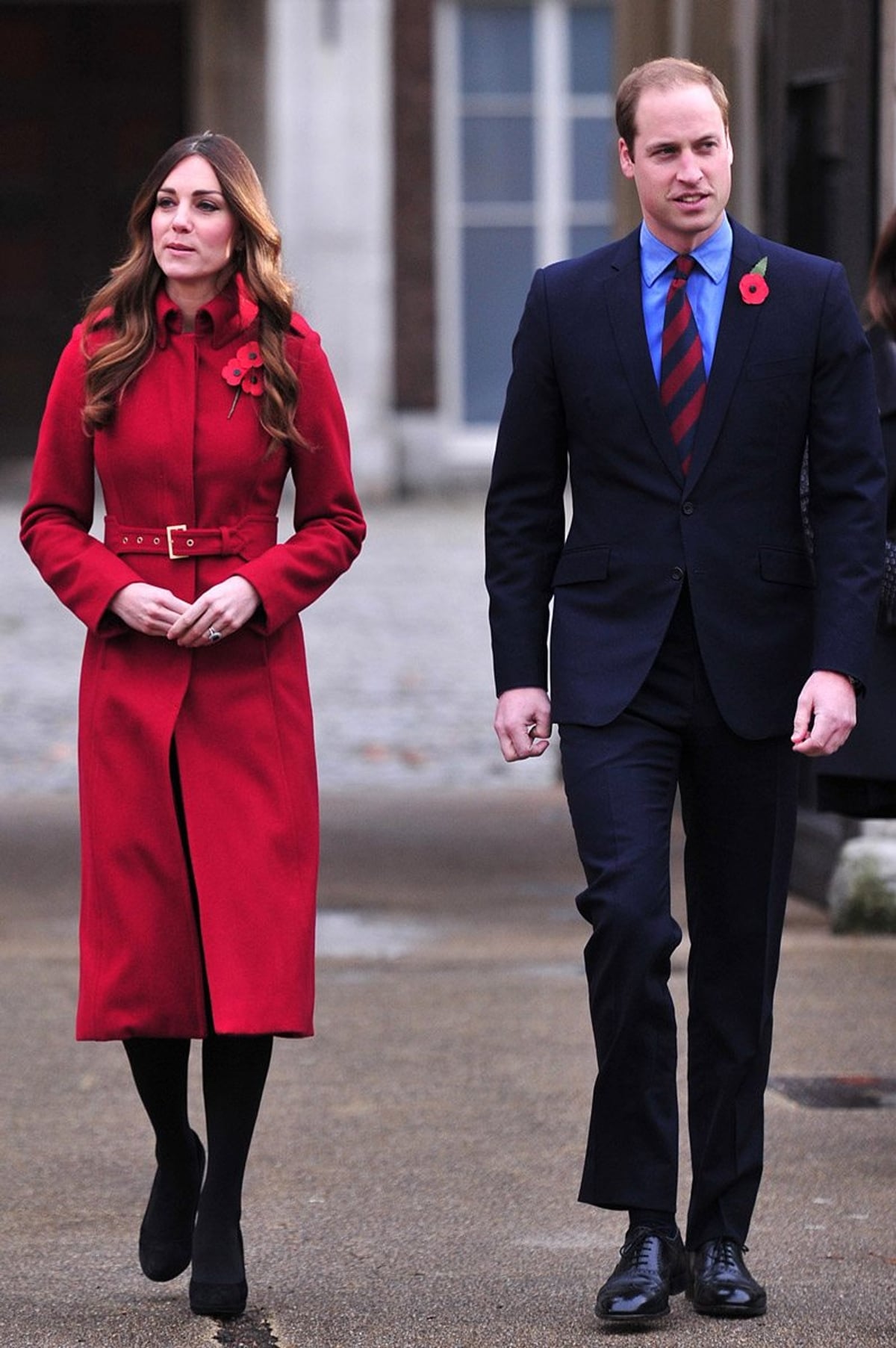 Kate Middleton poppy day LK Bennett coat
