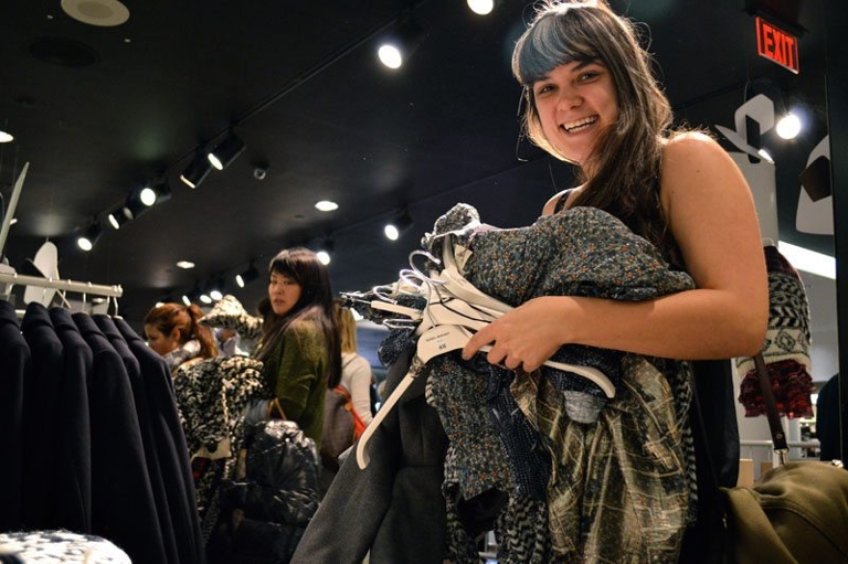 Isabel Marant HM Opening Day Street Style