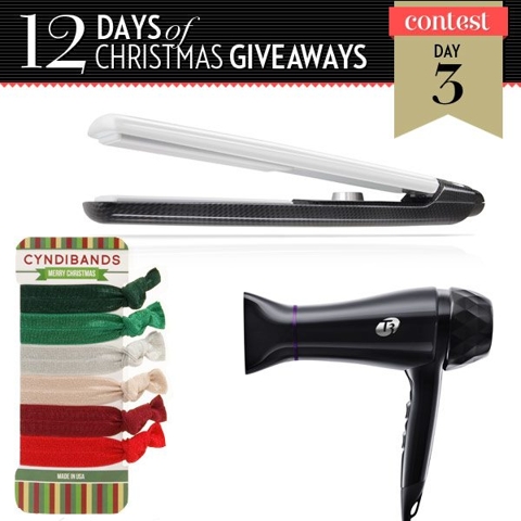 [CLOSED] 12 Days of Christmas Giveaways: Enter to win a T3 blow dryer and flatiron!