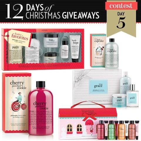 [CLOSED] 12 Days of Christmas Giveaways: Enter to win a Philosophy holiday collection prize pack!