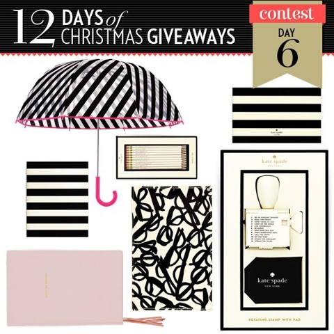 [CLOSED] 12 Days of Christmas Giveaways: Enter to win a double set of sleek Kate Spade accessories courtesy of Indigo!