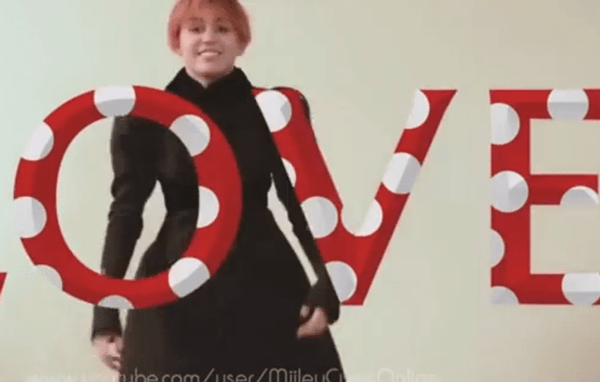 Love Magazine's annual Christmas advent calender kicks off with Miley Cyrus, Georgia May Jagger and more!