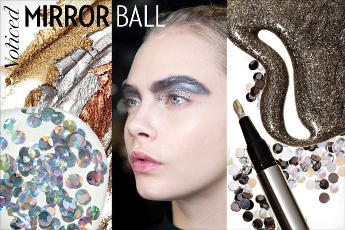 glitter makeup trend