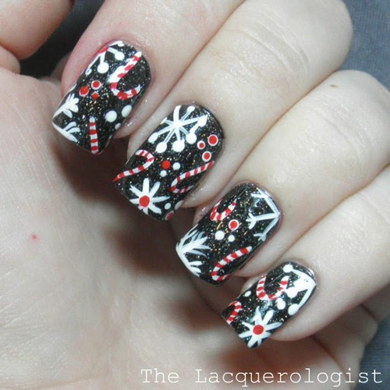 holiday nail art