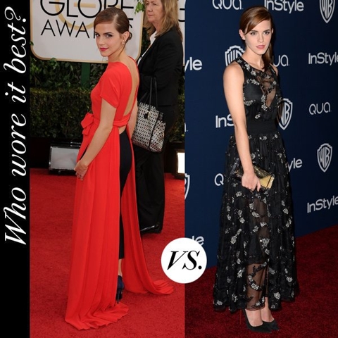 Emma Watson at the Golden Globes: Inside her red carpet and after party looks