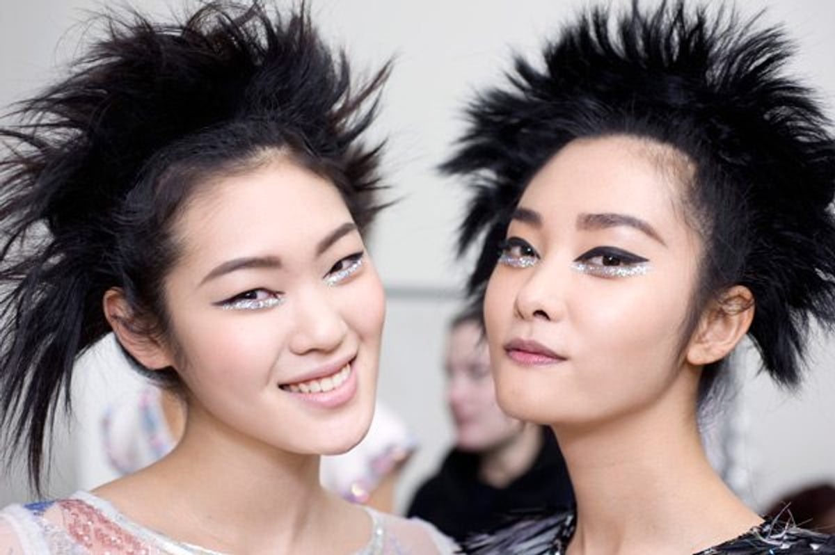 Chanel couture spring 2014 glitter