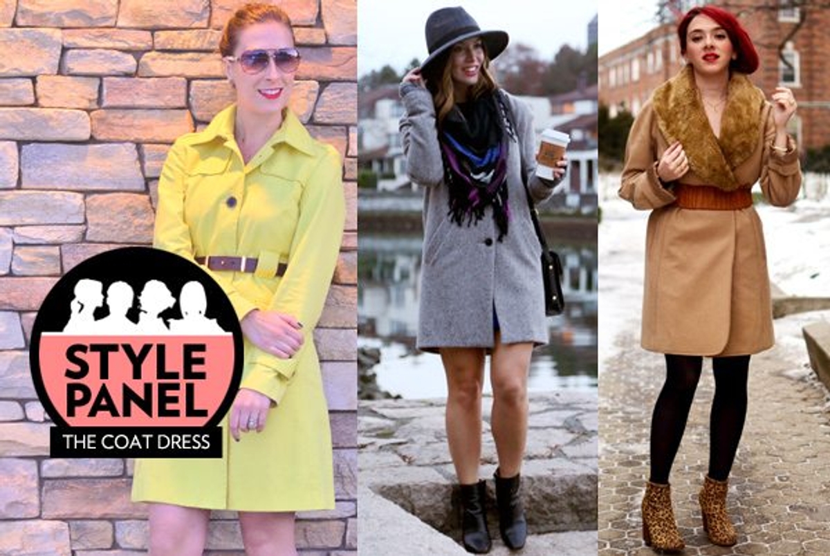 Coat as Dress Style Panel