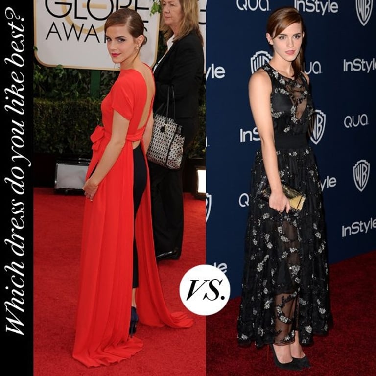 Emma Watson Golden Globes Red Carpet After Party