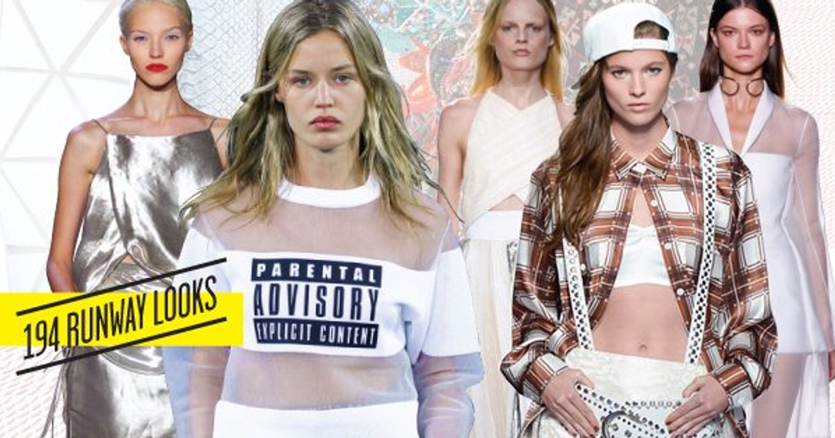 Spring Fashion 2014: 194 photos of the top 10 trends of the season ...