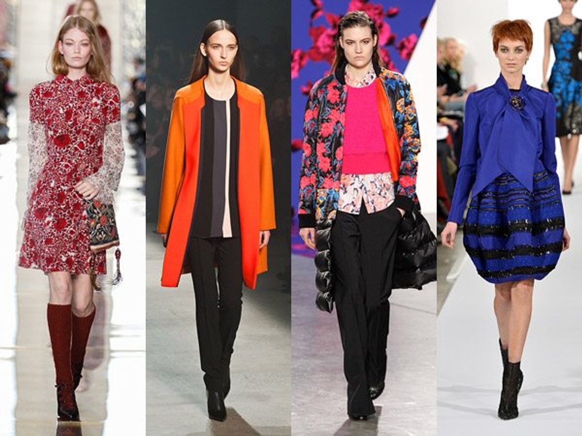 New York Fashion Week Fall 2014 colour