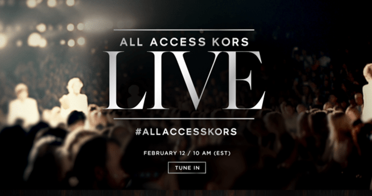Michael Kors Livestream: Watch the Fall 2014 fashion show straight from New York Fashion Week!