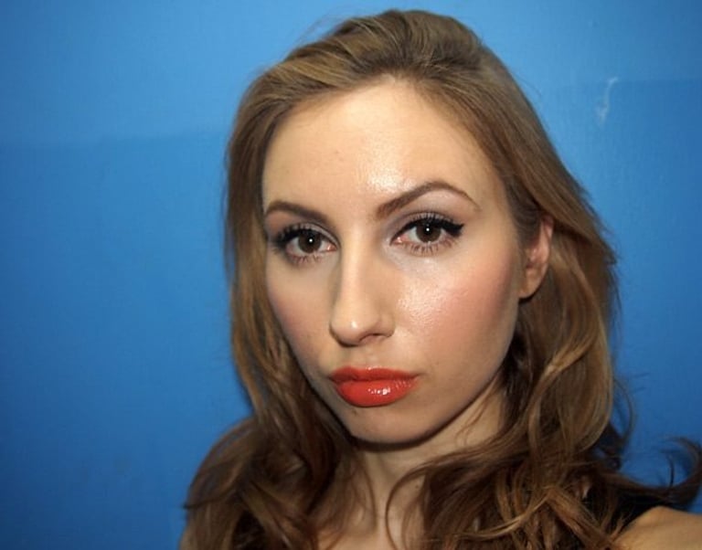 orange lipstick trend ellie
