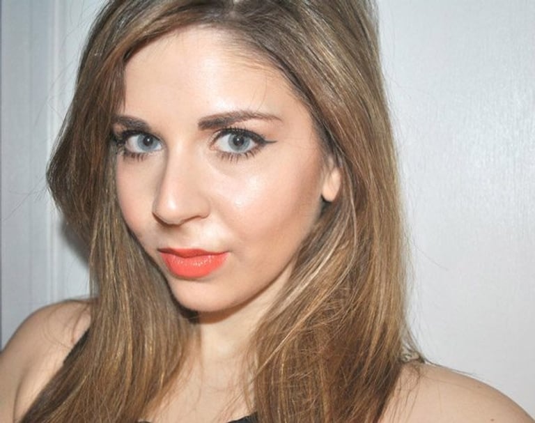 orange lipstick trend shayna