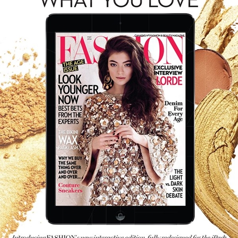 Experience even more of what you love: FASHION Magazine launches a new interactive iPad app