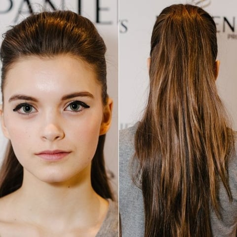 The Kaelen Fall 2014 beauty look is all about winged eyeliner that's "not too girly"