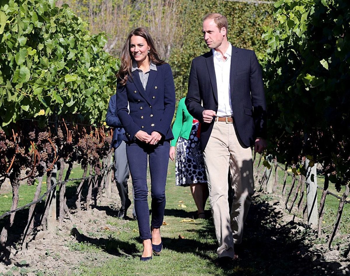 Kate Middleton wine tasting