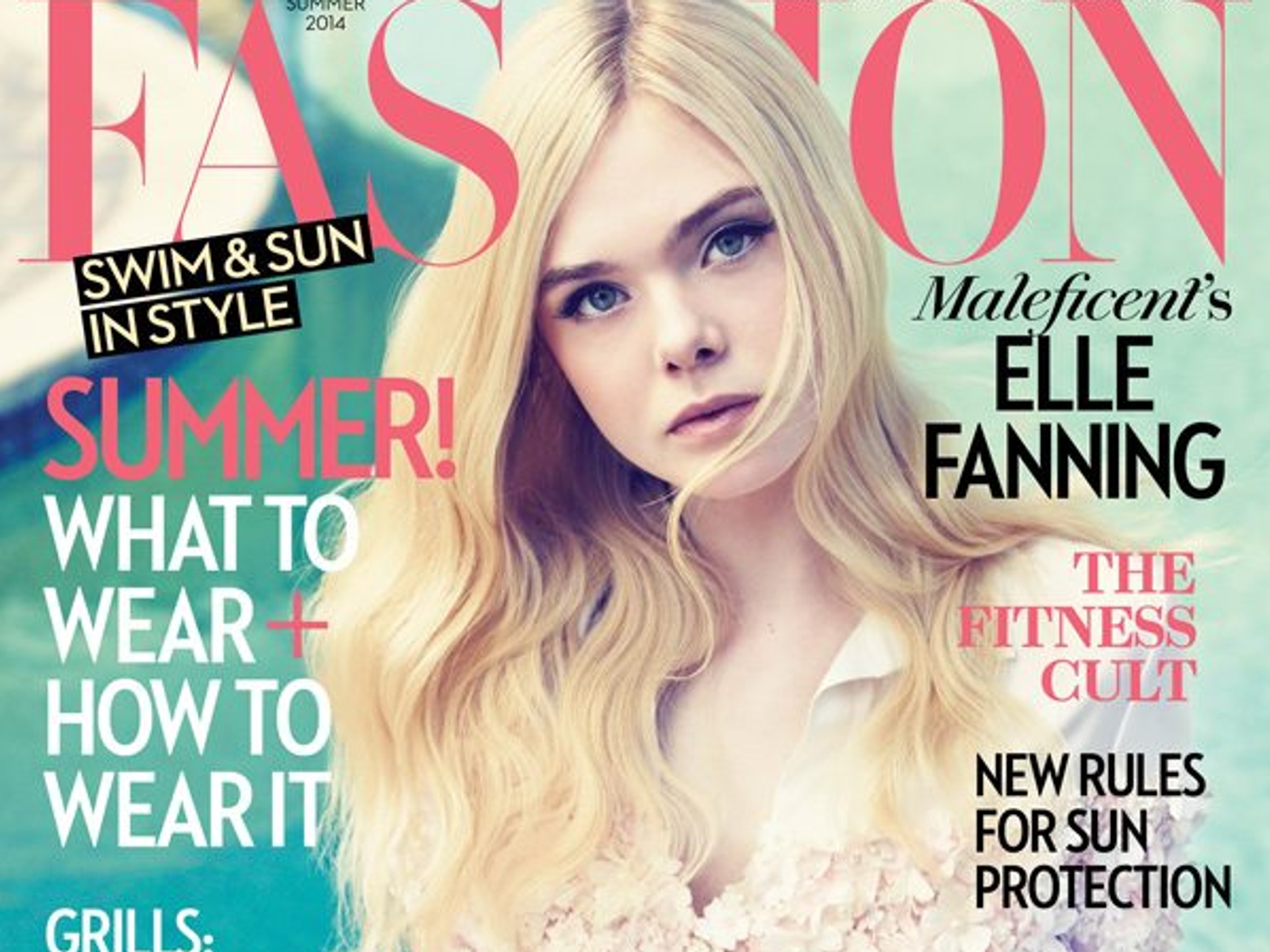 FASHION Magazine Summer 2014 cover: Elle Fanning - FASHION Magazine