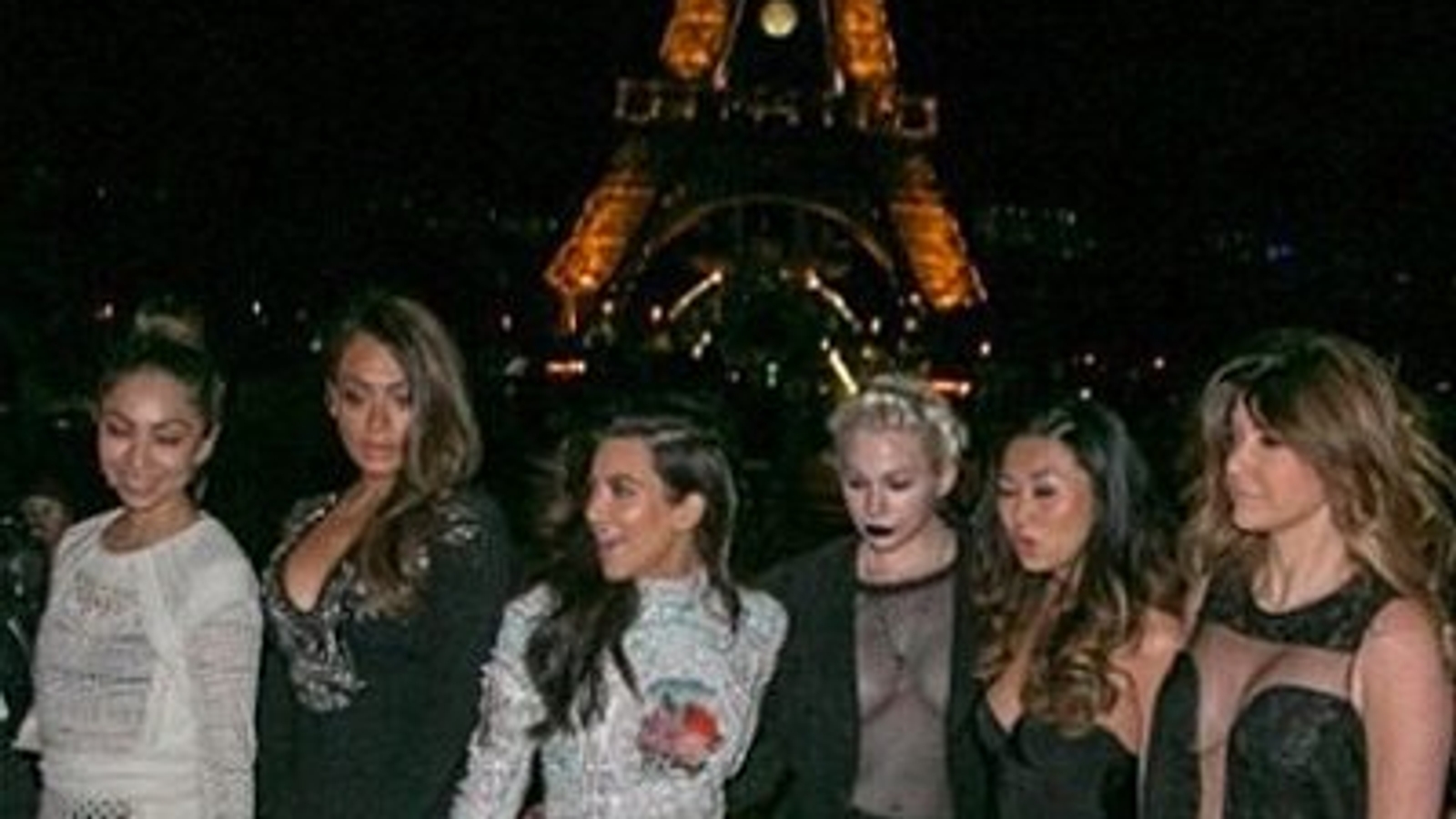 navy blue dress for baby girl Kim Kardashian wearing Balmain Fall 2012 while attending her bachelorette  party in Paris. [May 2014] : r/whatthefrockk main image 0