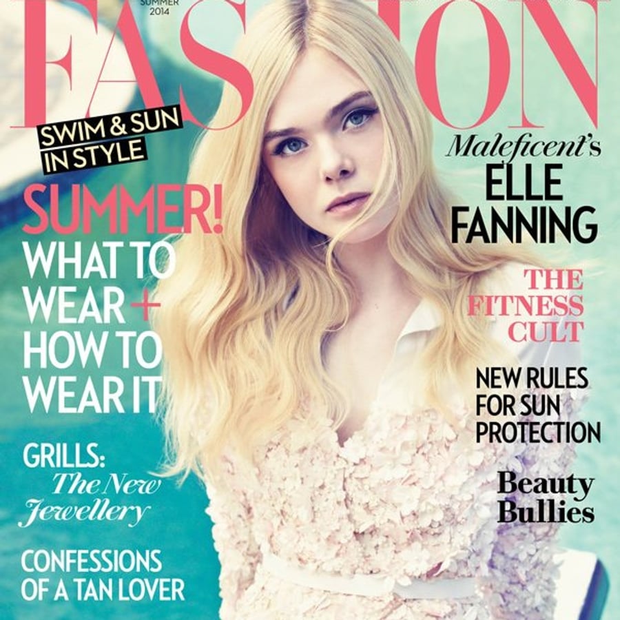 FASHION Magazine Summer 2014 cover: Elle Fanning - FASHION Magazine