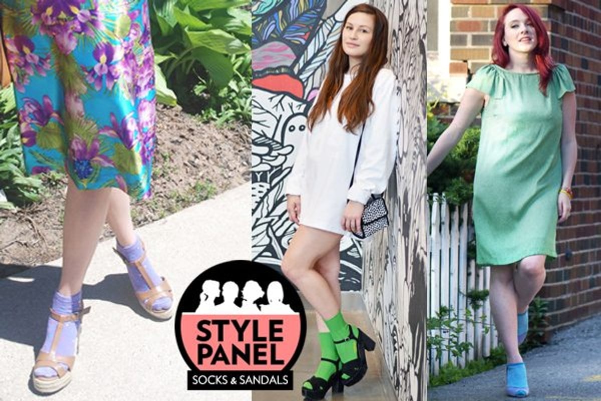 how to wear socks and sandals