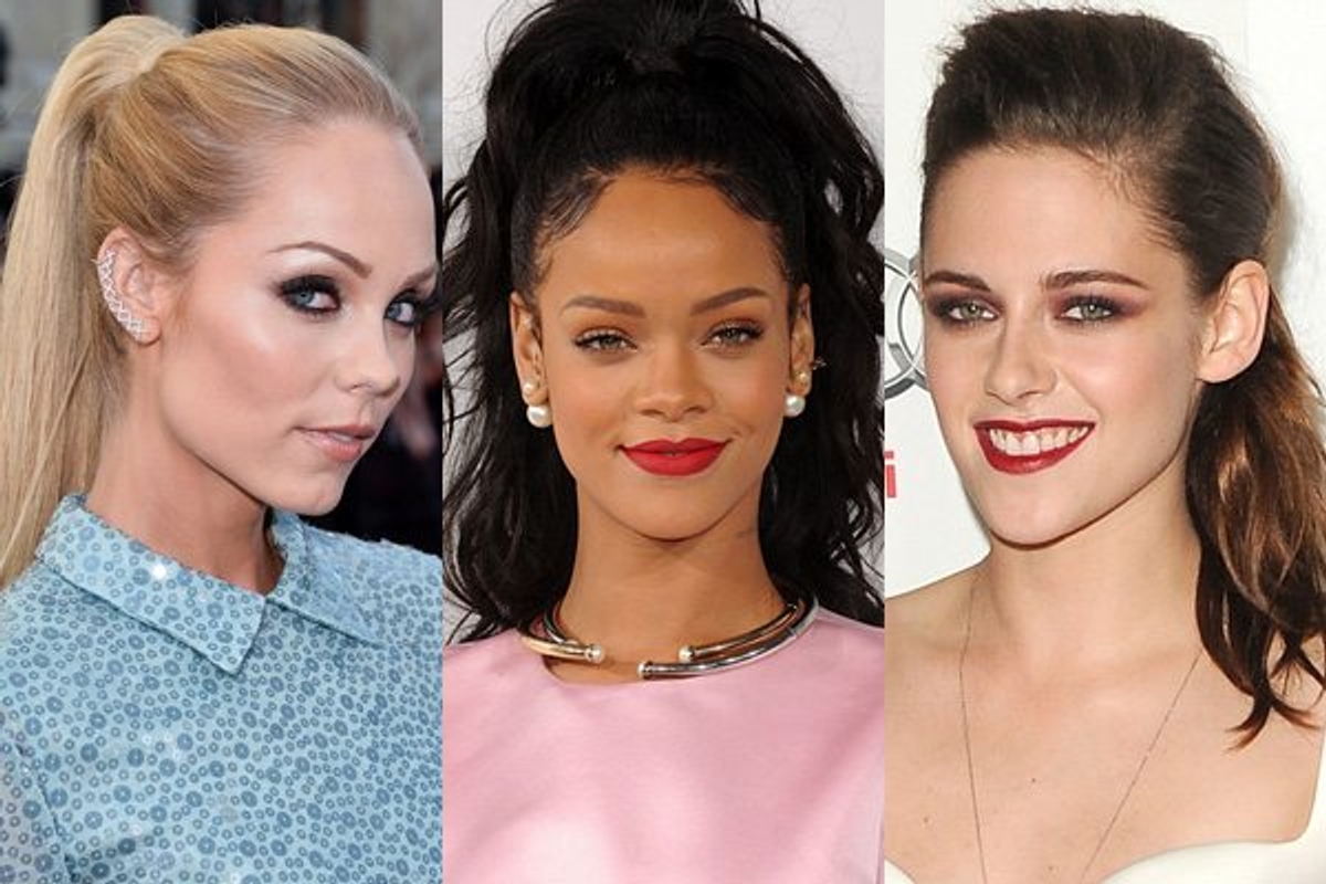 celebrity ponytail hairstyles