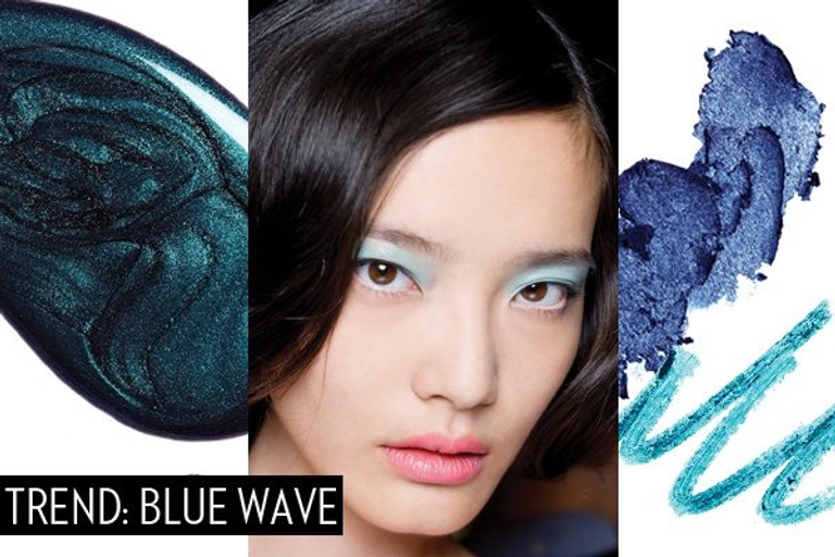 Summer 2014 is all about cool blue aquatic looks; here’s how to get the look fast