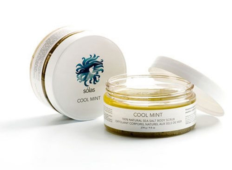 Sólas Cool Mint Sea Salt Body Scrub
