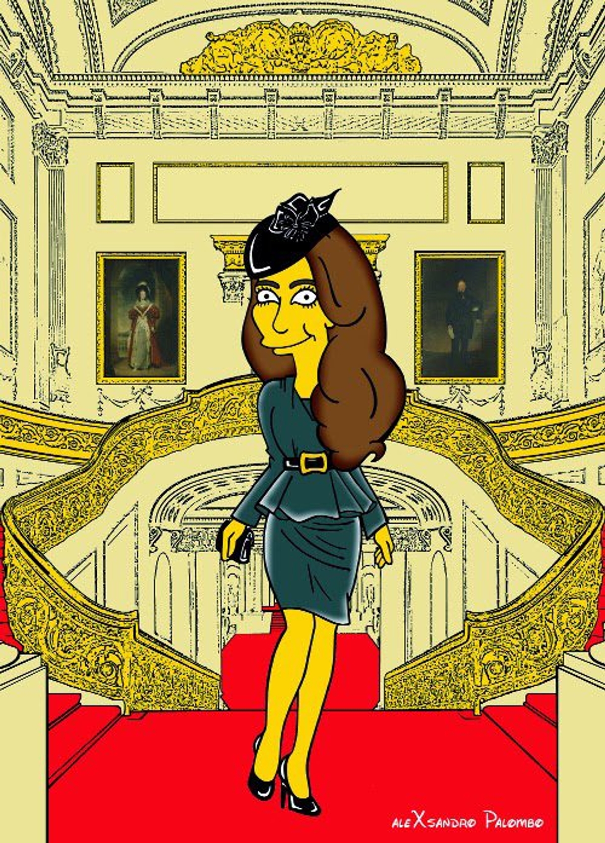 Kate Middleton Simpsonized