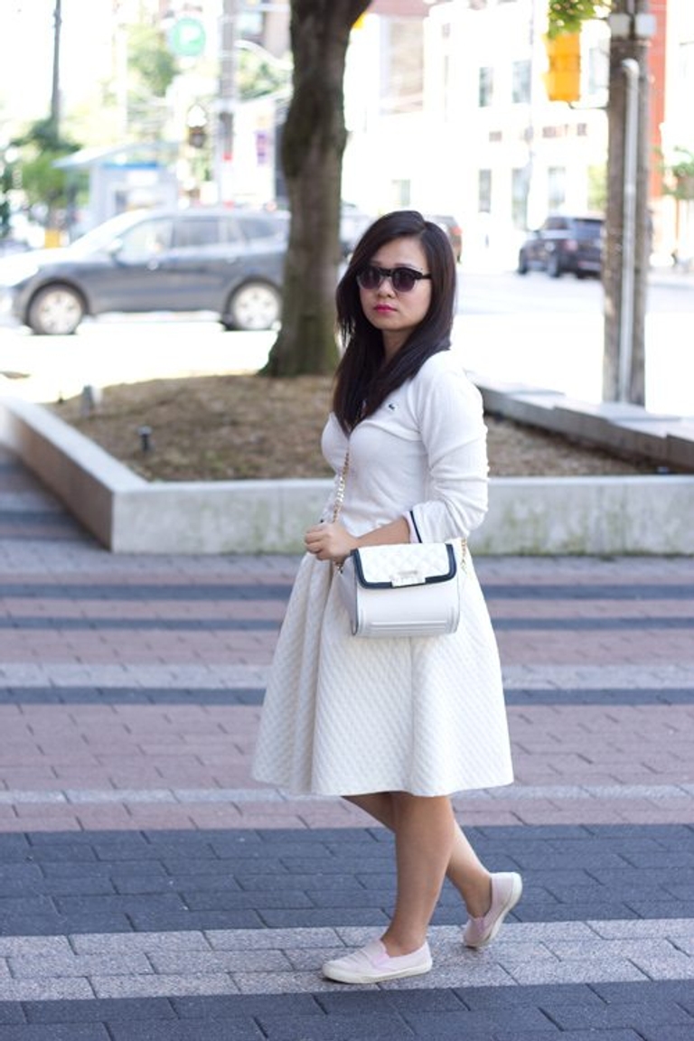 how to wear sneakers with dresses style panel sasha xiao