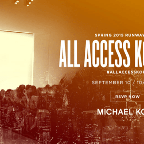 Michael Kors Livestream: Watch the Spring 2015 show live!