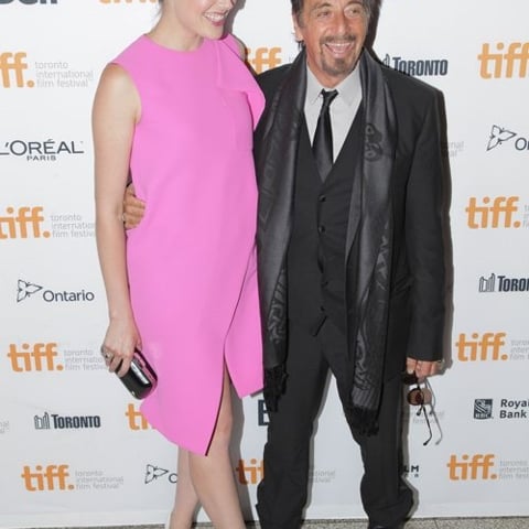 TIFF 2014: Greta Gerwig wore an awesome pink dress to the premiere of The Humbling