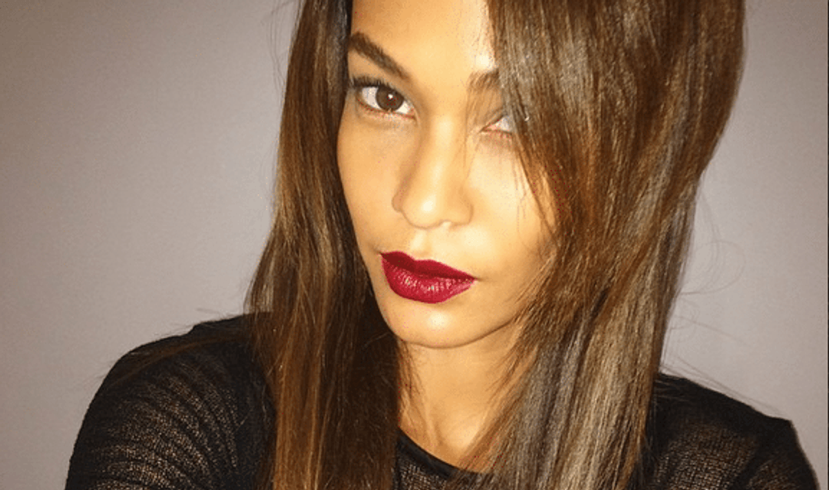 Joan Smalls is creating a line of Estée Lauder matte lipsticks and you can name the first shade