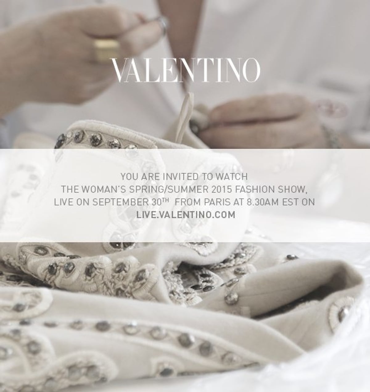 Valentino Livestream: Watch the Spring 2015 runway show here!