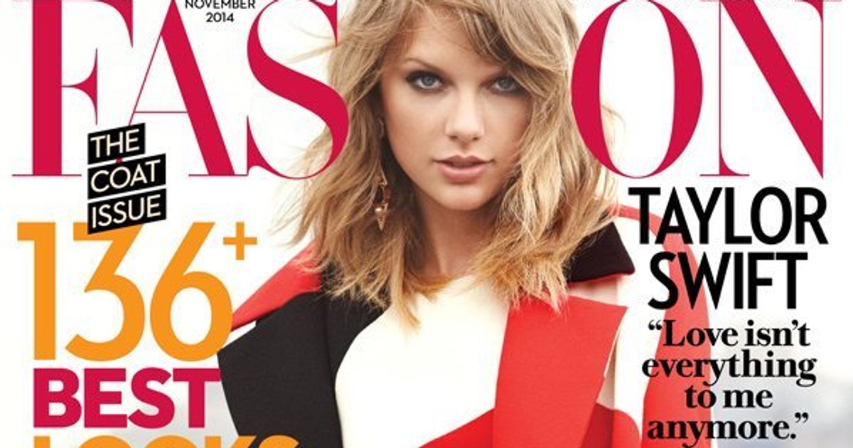女性情報誌 DELTA SKY Magazine Nov 2012 Taylor Swift FASHION Magazine November 2014 Cover: Taylor Swift - FASHION Magazine