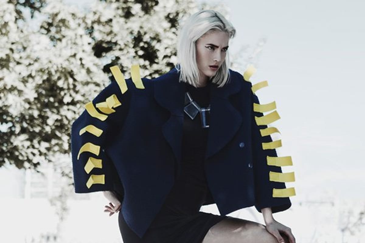 Fashion direction and production by Nikki Kravshik and Dwayne Kennedy of The Collections. Photography by Jane and Jane. Hair and Makeup by Claudine Baltazar for Kevin Murphy/Makeup Forever Group. Styling Assistance by Emma Henderson.