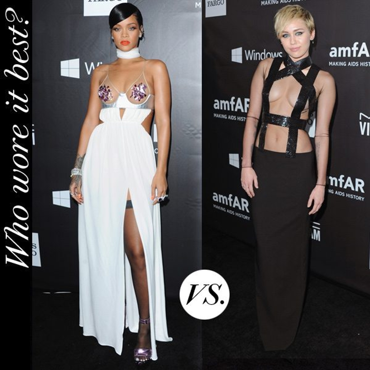 Rihanna Miley Cyrus Tom Ford amFar