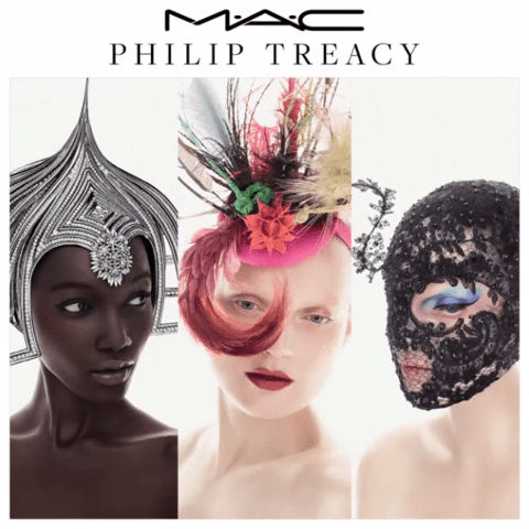 Today in perfect collab news: The M.A.C x Philip Treacy collection is on its way
