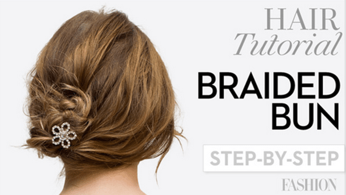 Holiday hair tutorial: Learn how to do a pretty braided bun for your next holiday soirée