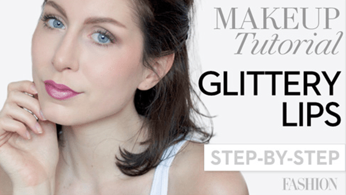 Holiday makeup tutorial: Make these Rodarte-inspired glittery lips look your go-to this party season