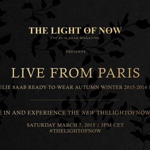 Livestream: Watch the Elie Saab Fall 2015 show straight from Paris Fashion Week